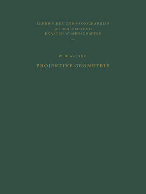 cover image of Projektive Geometrie